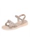 Women's Apricot Knot Detail Buckle Sandals - 5