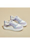 Women's Two-Tone Chunky Lace-Up Sneakers - 3