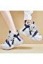 Women's Chunky Lace-Up Sneakers - 3