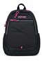 Black Pink Backpack 3 Compartments Waterproof School Daily Sports Travel Bag 45X35X15 cm - 8