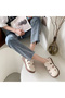 Women's Cream White Casual Sandals - 3