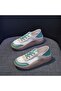 Women's Mesh Lace-Up Sneakers - 2