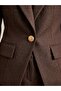 Gold Buttoned Double Breasted Collar Blazer Jacket 4141 - 6
