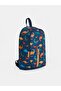 Dinosaur Printed Boys' School Bag (W6) - 2