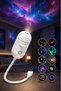 USB Galaxy Projector Led Night Light 360 °   Adjustable 2-in-1 Ambient Light with 10 Films No Reviews Yet. - 2