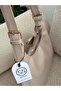 Shiny Texture Shoulder Bag with Bag Charms - 3