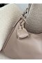 Shiny Texture Shoulder Bag with Bag Charms - 2