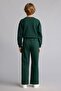 Cotton Jogger Fit White Piping Green Sweatpants for Boys I0351A826Au - 5