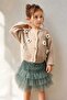 Girl's Layered Tulle Skirt - Green