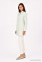 Elegant Stone Embroidered Zipper Jacket Mint Jacket 0190 - 2