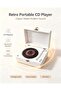 Retro Portable CD Player with Remote Control, Built‑in Speaker Bluetooth USB AUX Music Player for Home Gift - 4