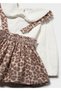 Baby Girl Suspender Skirt and Blouse Set 2950 - 4