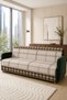 Multi-Purpose Modern Bohemian Velvet Sofa Cover,Sofa Bed Cover Picnic Cover Tablecloth Non-Slip Sponge-Backed - 3