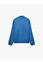 Cotton Regular Fit Embroidered Long Sleeve Half Zipper Sweatshirt - 6