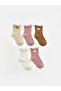 Flower Printed Baby Girl Socks 5 Pack (W6) - 2