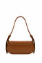 Baguette Tan Bag with Buckle Closure 0068 - 4