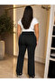 Women's Fabric Trousers - 2
