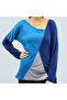 Women's Geometric pattern Long Sleeve Blouse - 8