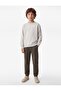 Cotton Long Sleeve Crew Neck Printed Sweatshirt