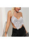 Women's Silver Crop T-Shirt - 4