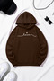 Unisex Love Printed Oversize Hoodie Hooded Sweatshirt