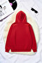 Unisex Dramatic Printed Oversize Hoodie Hooded Sweatshirt - 2
