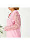 Women's V-Neck Long Sleeve Blouse - 2