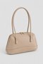Mink Women's Stylish Daily Hand and Shoulder Bag with Metal Accessories and Zipper - 2