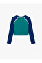 Slim Fit Cotton Crew Neck Long Raglan Sleeve Printed T-Shirt - 6