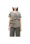 Women's Floral Cold Shoulder Blouse