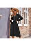 Women's A-line Long sleeve Midi Dress - 4