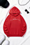Unisex Love Printed Oversize Hoodie Hooded Sweatshirt