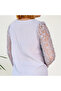 Women's V-Neck Long Sleeve Blouse - 3