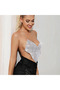 Women's Silver Crop T-Shirt - 8