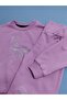 Girl's 2-Strand Combed Cotton Top and Bottom Set with Butterfly Stone Print, Comfortable Fit Sweatshirt & Wide-Leg Pants, Ages 2-6 - 5