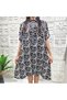 Women's Geometric pattern Dress - 3