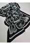 Luxury Voile Silk Shawl Scarf with Horse Pattern Double Sided 70 X 180 cm - 3