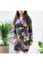 Women's Floral Bodycon Long sleeve Dress - 5