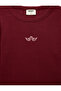 Wing Embroidered Slim Fit Cotton Camisole Crew Neck Long Sleeve T-Shirt - 3