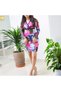 Women's Floral Bodycon Long sleeve Dress