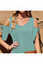 Women's Cold shoulder Dress - 2