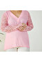 Women's V-Neck Long Sleeve Blouse - 3