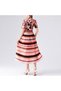 Women's Pink Floral Midi Dress - 5