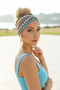 Colorful Patterned Cross-Tied Lycra Hair Band - 5