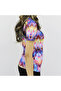 Women's Multicolor Geometric pattern Fitted T-Shirt - 4