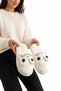 Women's Plush House Slippers with Frog Figure, Winter Warm, Closed Toe, Soft Sole, Comfortable Slippers - 2