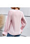 Women's Light Pink Blouse - 4