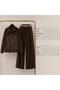 Women's Parachute Stopper Rope Rubber Tie Detail Top and Bottom Set Mta2461 - 5