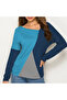 Women's Geometric pattern Long Sleeve Blouse - 6
