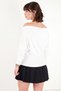 Madonna Collar Bat Sleeve Knitwear Blouse Women's Bluz 5866892 - 8